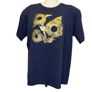 Vintage Women’s Short Sleeve T Shirt Shoulder Pads One Size Read